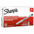 Permanent Marker, Black, Ultra Fine Tip, Capped, 12 PK