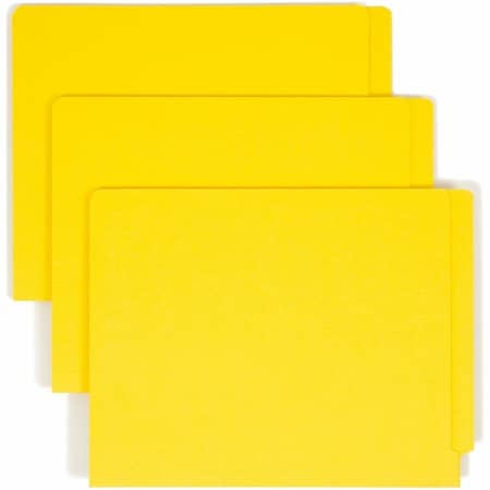File Folders, Yellow, PK50