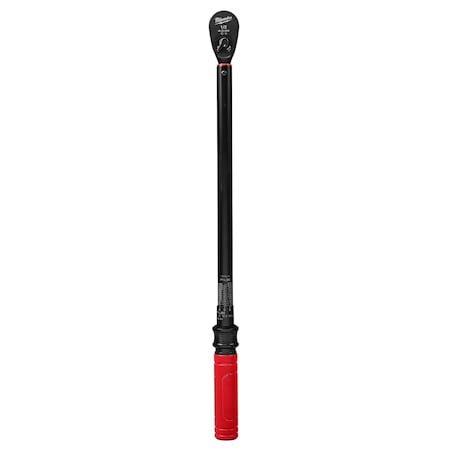 Torque Wrench, 23 53/64 in L, Black; Red