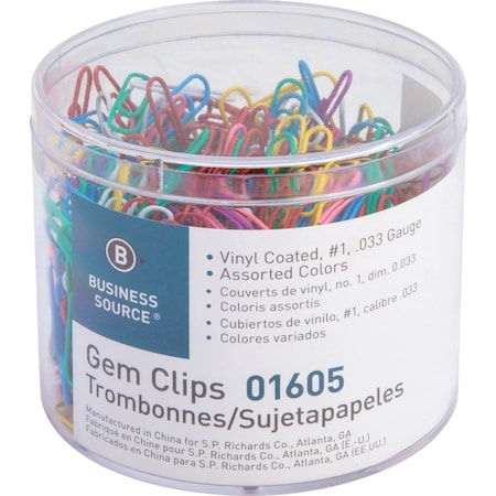 Paper Clip, Assorted, Metal, PK500