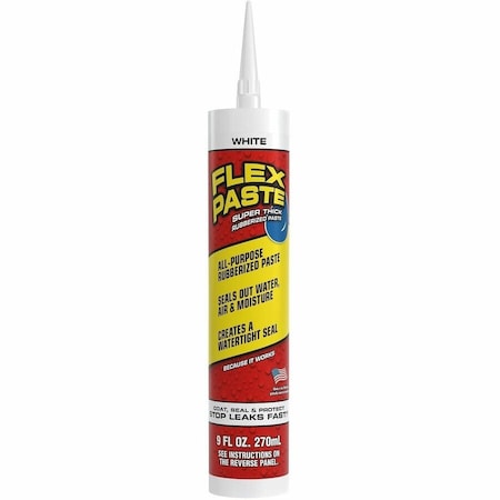 Silicone Sealant, 9 oz, Cartridge, White, Rubber Base, Not Applicable