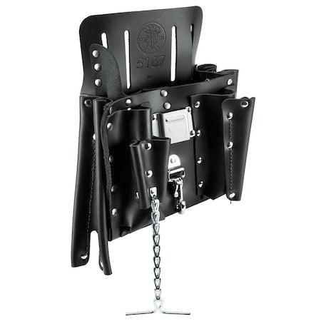 Black Leather 11 Pockets, 5167