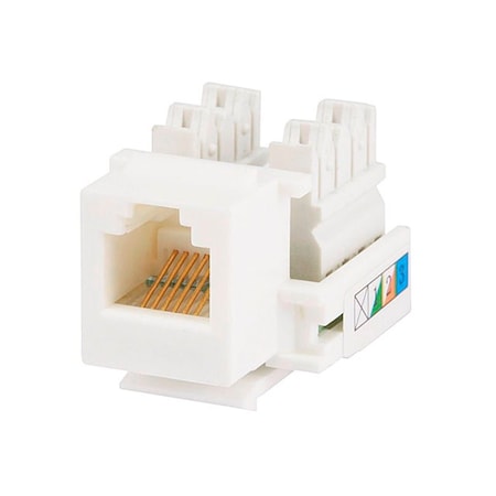 Datacom Jack, RJ11/RJ12,90, White