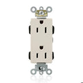 Straight Blade Receptacle, 5-15R, 15 A, 125V AC, Flush Mount, Self-Grounded