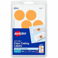 Removable Color-Coding Labels, Re, PK400
