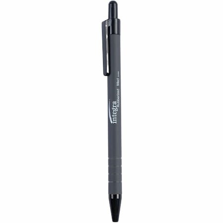 Pen, Black Ink, Retractable, PK12