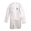Disposable Lab Coat, Snap Closure, 30 PK