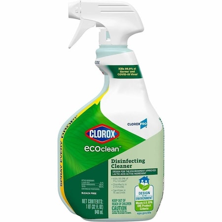 Disinfectant Cleaner, Trigger Spray Bottle, Lemon, 9 PK