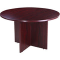 Round Table, 47", Mahogany