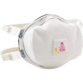 Disposable Respirator, P100, Molded, Dual, Adjustable, Metal Nose Clip, M