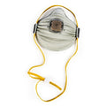 Disposable Respirator, N100, AirWave, Ventex Valve, Adj. SmartStrap, Full Flange, Molded, S, PK 30