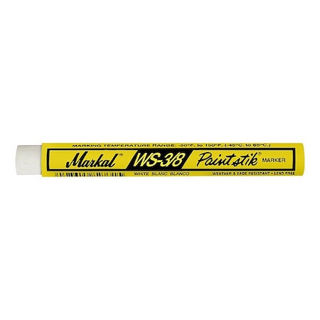 Paint Crayon, Medium Tip, White Color Family, 12 PK