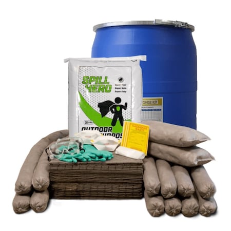 Spill Kit, Outdoor, 55 gal.