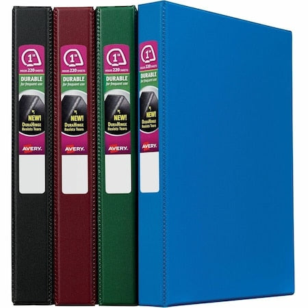 Durable 3 Ring Binder, 1" Slant Rings, A
