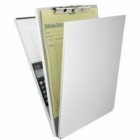 8-1/2" x 11" Portable Storage Clipboard 1/2", Silver