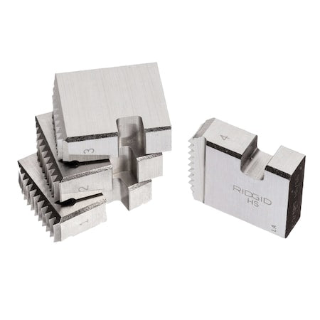 Pipe Thread Die, 2 In, For SS, 4 Pc