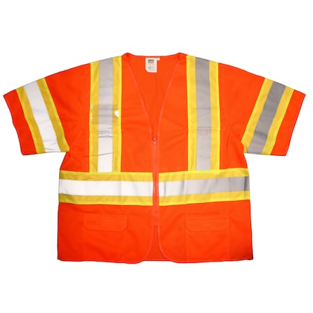 Safety Vest, Lime Mesh, Type R, Class 3