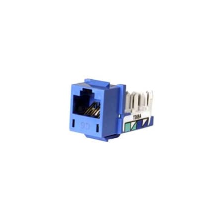 Modular Jack, 0.875 in H, Blue