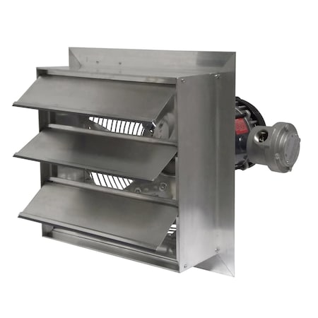 ShtMt Hzd ExhFn, 14In Bl, Alm, 115/208-230V