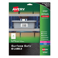 Multiple Purpose Labels, 3 1/2 in Label W, 2 in Label H, 25 Labels per Sheet White