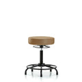 Vin Stool without Back-Medium Bench Height with RT BaseandStationary Glides in Taupe Trailblazer Vin