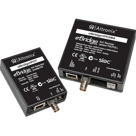 PoE Switch Kit, 1 Cam. Input, 3-1/2" W