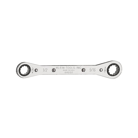 Ratcheting Box Wrench - 1/2IN x 9/16IN