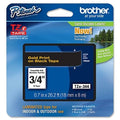 Adhesive TZ Tape (R) Cartridge 0.70"x26-1/5ft., Gold/Black