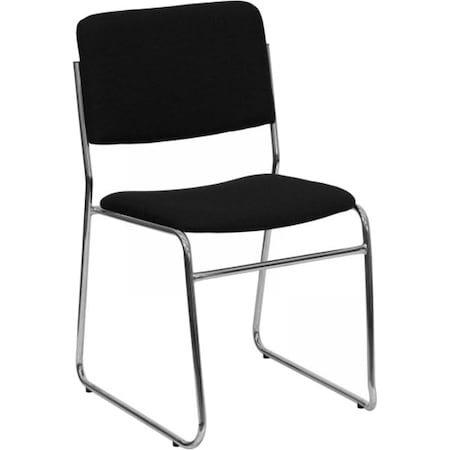 Fabric Stack Chair, Black