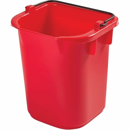 Disinfecting Pail, 5 qt, Red