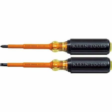 ESD Safe Insulated Screwdriver Set, Slotted/Phillips Tip, 1000V insulated, 2-Piece