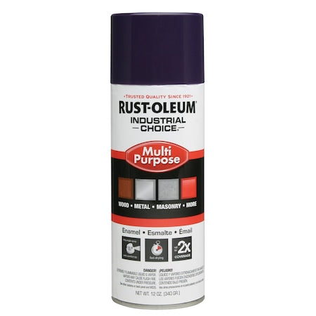 Spray Paint, Purple, Gloss, Solvent, 12 oz