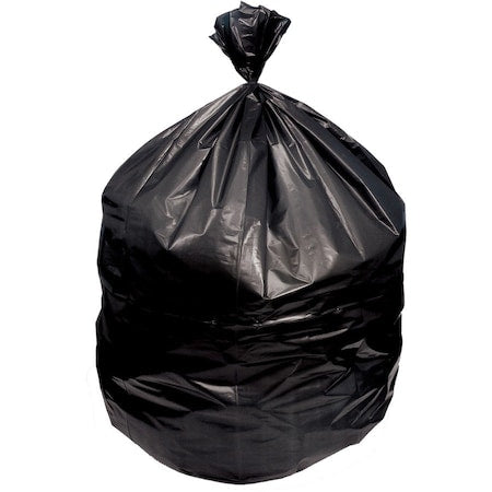 Trash Bag, 24X32, Black, 0.9Mil, LLDPE, PK500