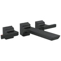 Pivotal Two-Handle Wall Mount Bathroom Faucet Trim