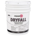 Dryfall Commercial & Industrial Waterborne Coating, White, Flat, 5 Gallon