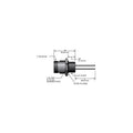 MIN-SYNC RECEPT FEM STR 6P(A)1FT LD PVC