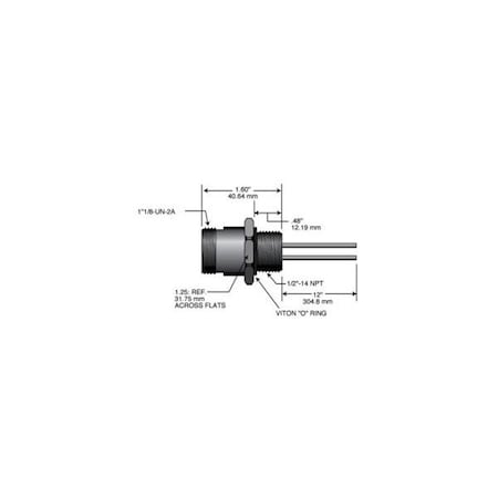 MIN-SYNC RECEPT FEM STR 6P(A)1FT LD PVC