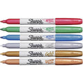 Permanent Marker, Capped, Single Tip, PK6