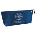 Canvas Bag with Zipper, Large Blue, Blue, Canvas