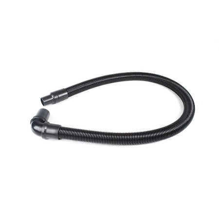 Static-Dissipating Hose w/ Cuffs, 1-1/4", Black