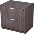 31"" W 2 Drawer File Cabinet, Driftwood,  Letter/Legal