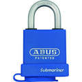 Padlock, 2 25/64" H, 2 1/4" W, Black