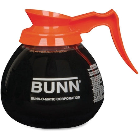 Pourover Decanter, Pour Over Style, Glass Base Material, 64 oz Capacity, Orange