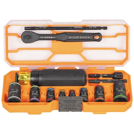 Flip-16 KNECT Ratcheting Impact Flip Socket Screwdriver Set