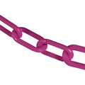3"" x 300' Magenta Plastic Safety Chain