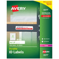 Laser Label, 3 in Label W, 5/8 in Label H, 32 Labels per Sheet White