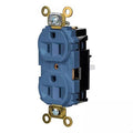 Straight Blade Receptacle, 5-15R, 15 A, 125V AC, 2 Pole, 3 Wire, Surface Mount, Grounded