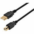 Standard USB Cable, Black, 15ft L