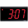 11-1/2" Digital Synchronized LED POE Clock, Black