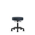 Desk Mini-Stools, Vinyl, Glides, Navy